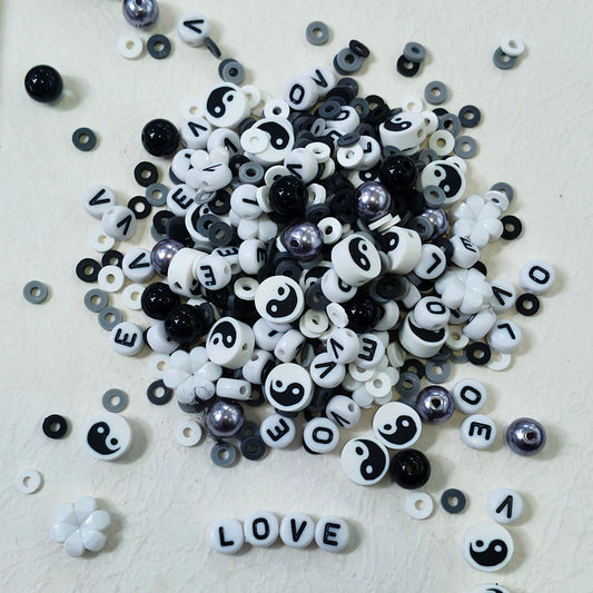 ✨【NEW|BOGO】Mono Verse | Mixed Silicon & Acrylic Beads For DIY Jewelry Making