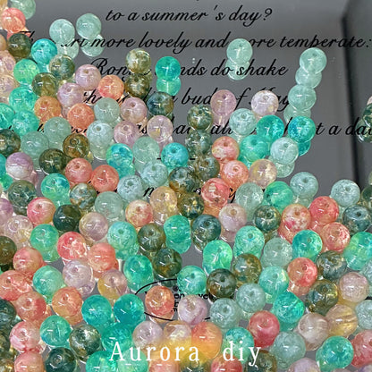 ✨【NEW】10mm Aurora Marble Orb｜Glass Beads for DIY Jewelry Making