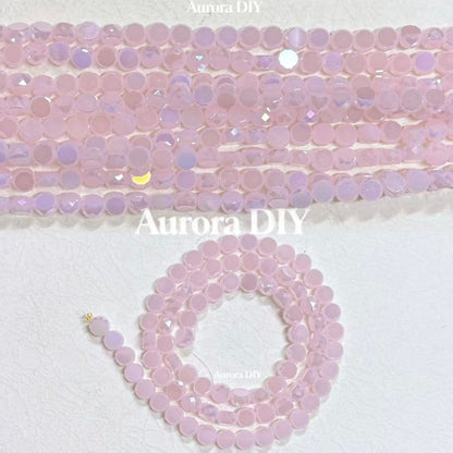 ✨【NEW】Prism Disc | AB Faceted Disc Glass Beads for DIY Jewelry Making