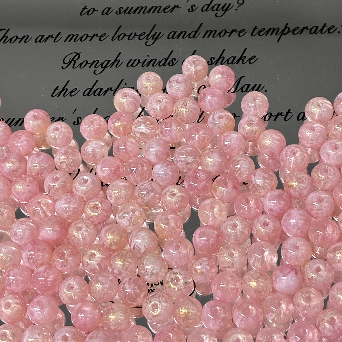 ✨【NEW】10mm Aurora Marble Orb｜Glass Beads for DIY Jewelry Making