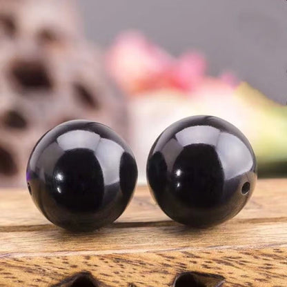 Black Natural Bodhi beads