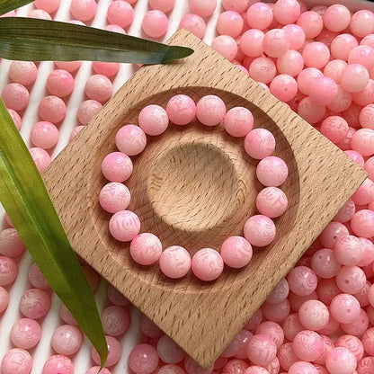 B-Engraved 6 words Bodhi beads