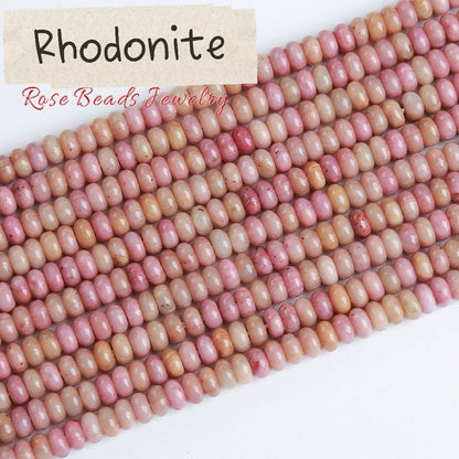[NEW]5x8mm Natural Crystal Abacus Rondelle Loose Beads DIY Jewelry Making Spacer Beads