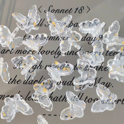 ✨【NEW】Glimmer Butterfly | Mixed Color Glass Butterfly Beads for DIY Jewelry Making