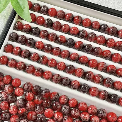 B-Engraved 6 words Bodhi beads
