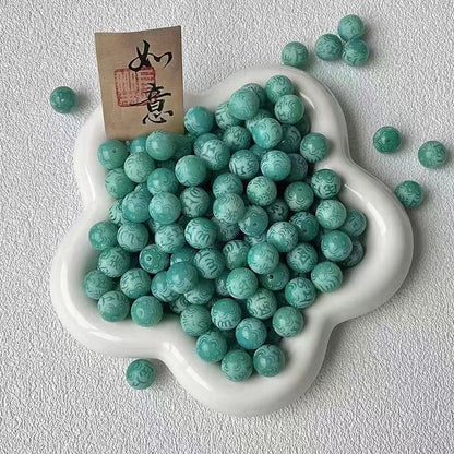 B-Engraved 6 words Bodhi beads