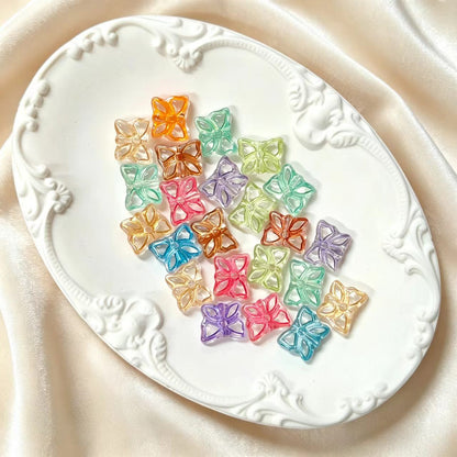 [NEW] Vintage Gold Inlay Czech Glass Beads