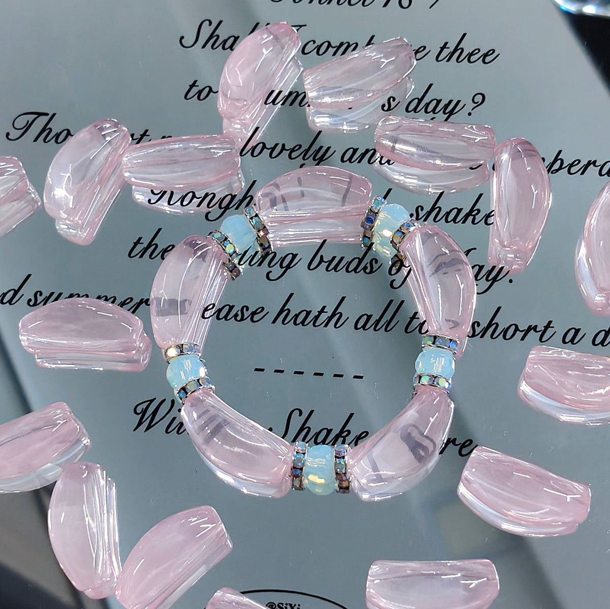 ✨【NEW】Jelly Curved Tube | Candy‑Tone Glass Beads For DIY Bracelet Making