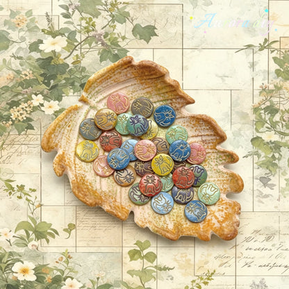 [NEW] Vintage Gold Inlay Czech Glass Beads