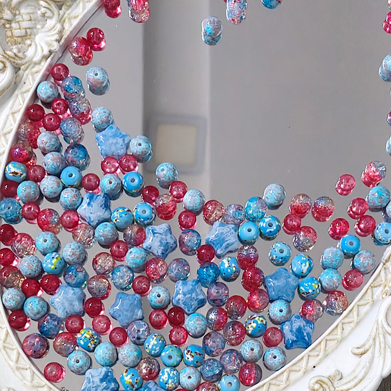 ✨【NEW】Bigger size Glass beads mix
