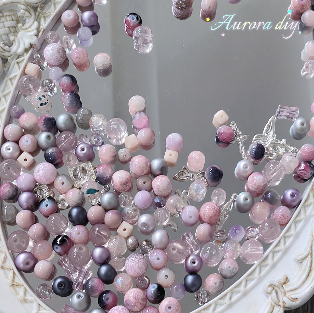 【NEW|B5G1】Aesthetic Mixed Glass Beads Collection | Buy 5 Packs Get 1 Free, 250g Per Pack, New Colors Updated Regularly