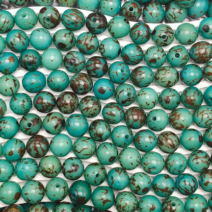 [B1G1] Collection-Dapple Pattern Natural Bodhi Beads | Unique Textured DIY Beads