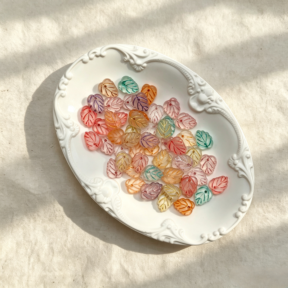 [NEW] Vintage Gold Inlay Czech Glass Beads