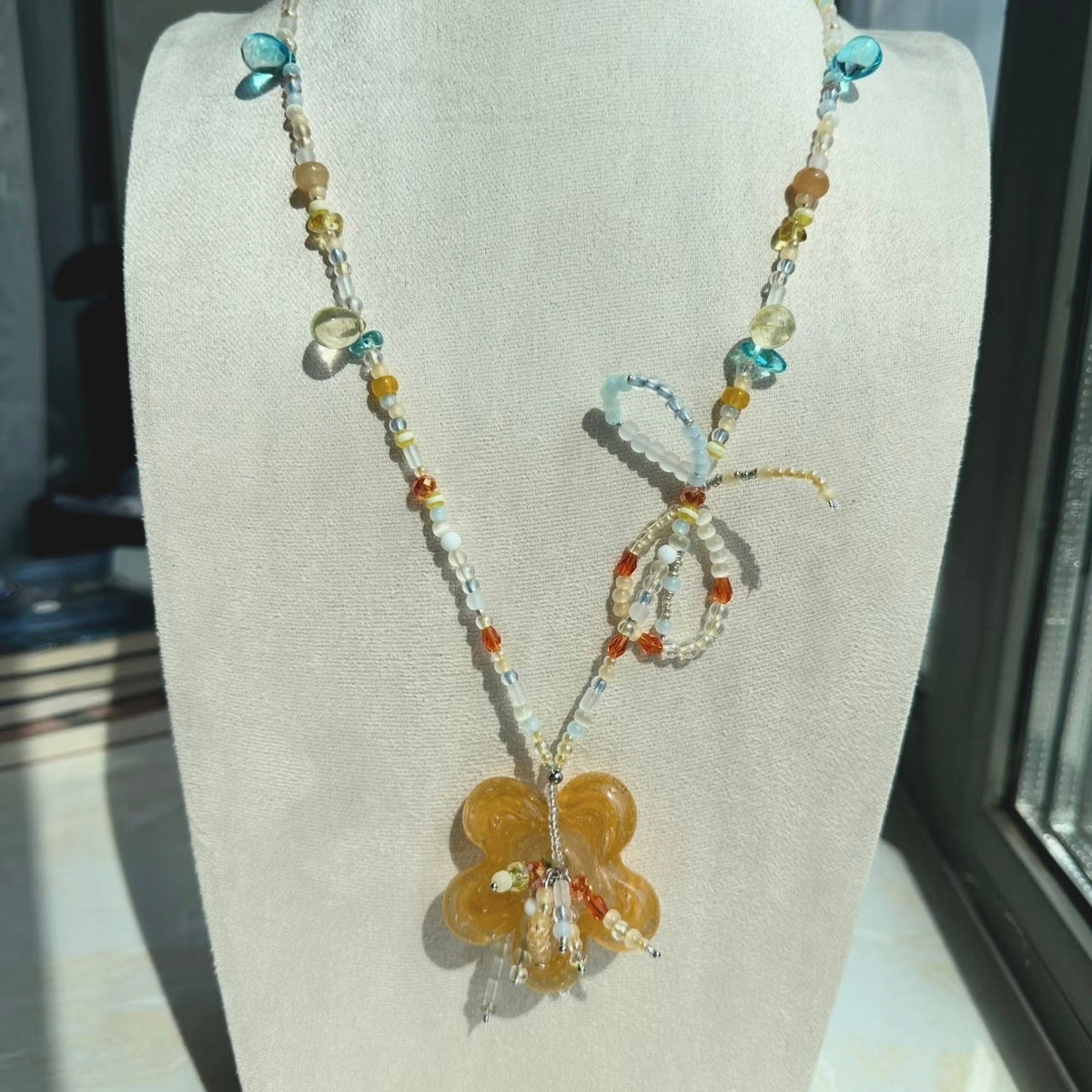 ✨【NEW】Nepal Bloom | Vintage Lampwork Glass Flower Beads For DIY Bracelet Necklace Earring Crafts