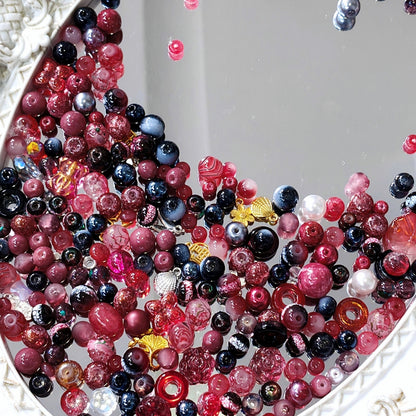 【NEW|B5G1】Aesthetic Mixed Glass Beads Collection | Buy 5 Packs Get 1 Free, 250g Per Pack, New Colors Updated Regularly