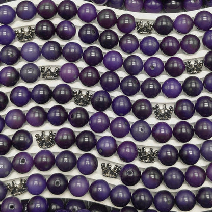 N-Mixed Natural Bodhi Beads Set | Carved & Charms Decor Style